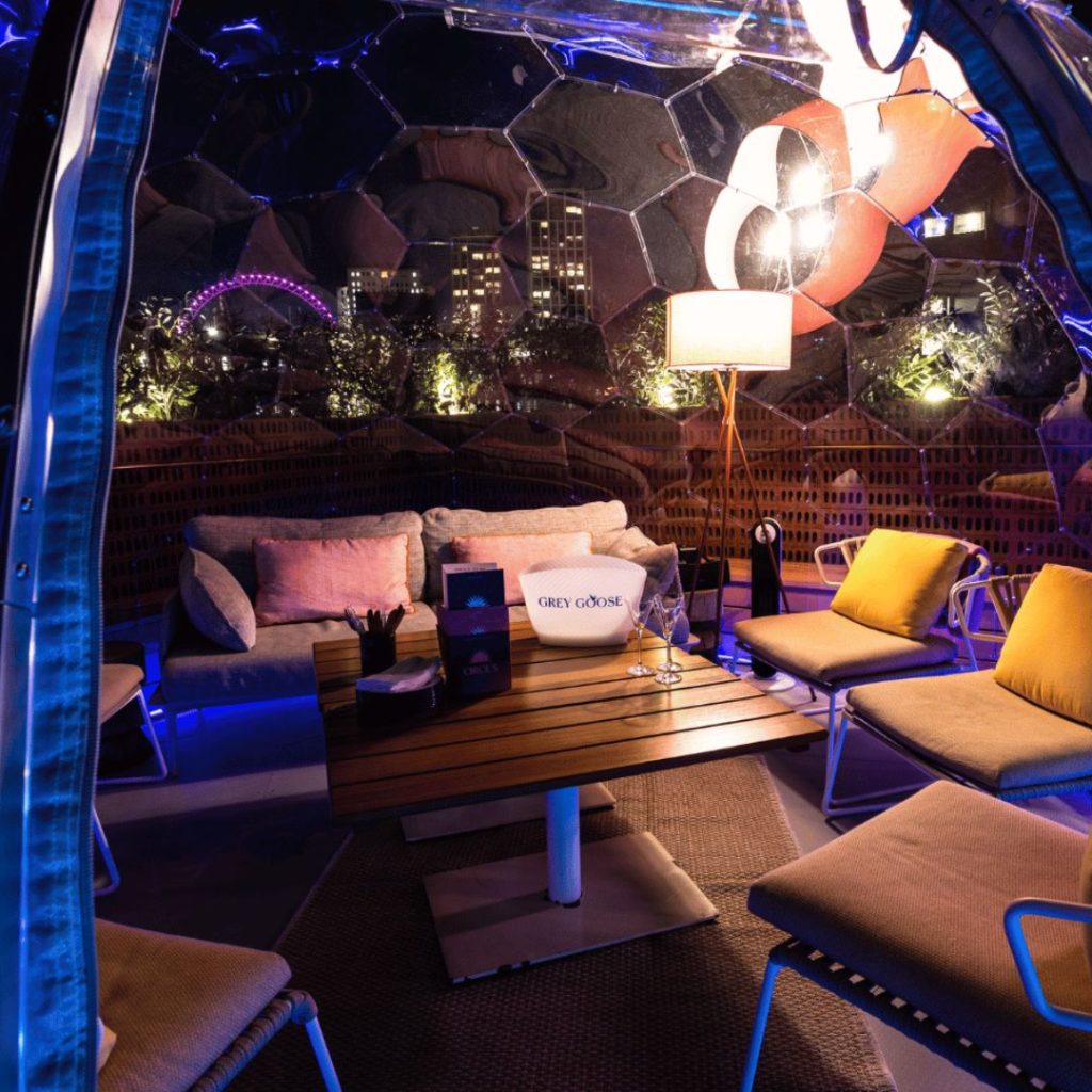 Circes waterloo rooftop pods