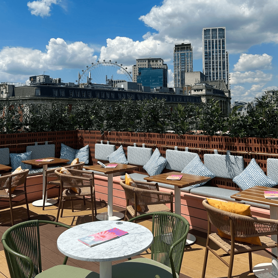 View at Circe's Rooftop Waterloo